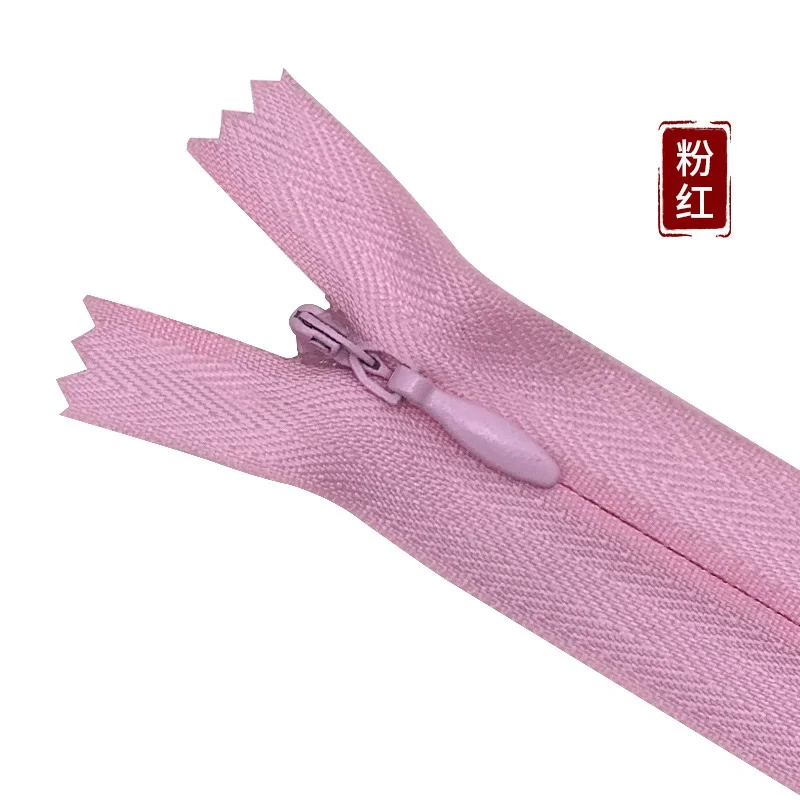 Embroidery Tassels Accessories 10 PCS 3# Nylon Invisible Zipper