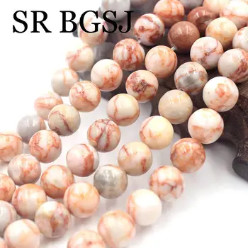 

Free Shipping SR 6 8 10mm DIY Natural Round Zebra Stripe Jasper Jewelry Making Gemstone Beads Strand 15inch