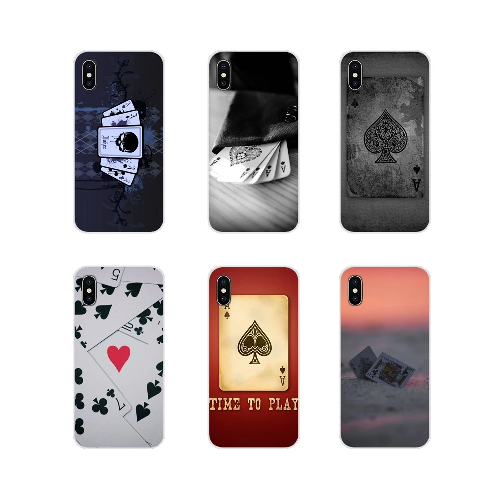 Чехол для телефона с игральными играми в карты Huawei G7 G8 P8 P9 P10 P20 P30 Lite Mini Pro P Smart Plus 2017