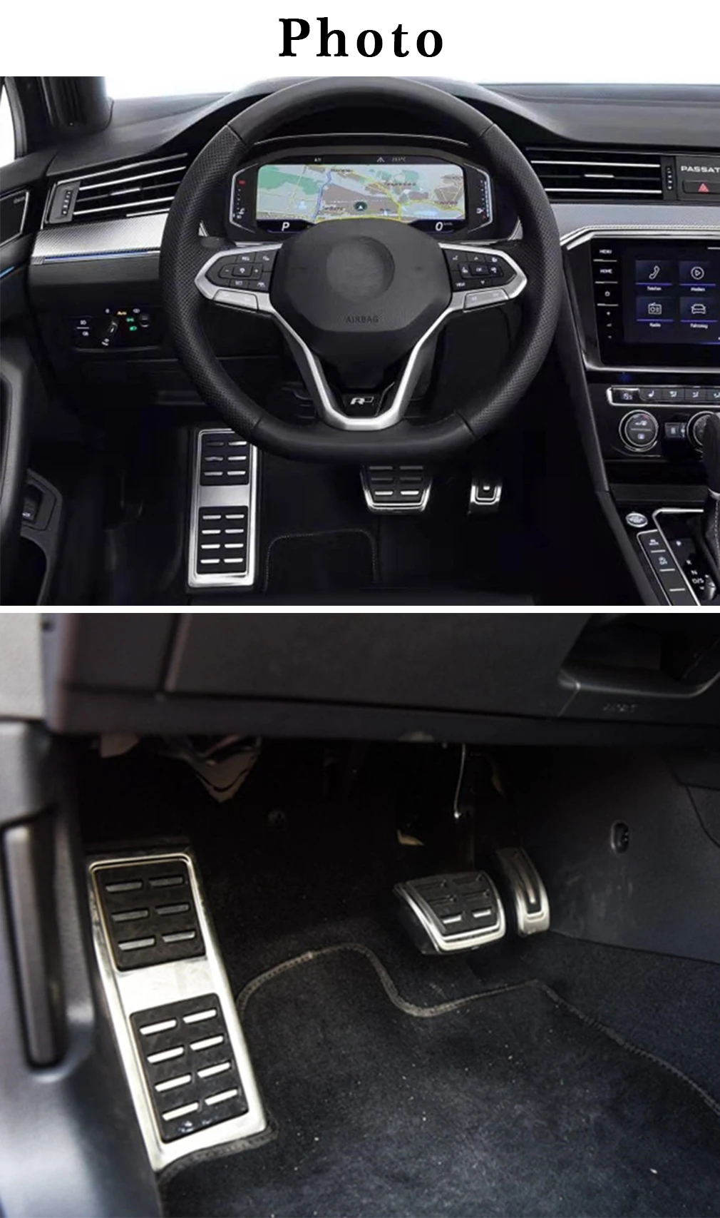Для Volkswagen Golf 7 Lamando год Octavia год Tiguan L год Touran год SAGITAR из нержавеющей стали