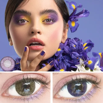 

2pcs/pair Color Contact Lenses Yearly Marble Series Enlarge Soft Hazel Cosmetics Pupil Lentes Contacto Eye Color Bio-essence