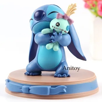 

Beast Kingdom Lilo and Stitch Toys Happiness Moment Stitch Scrump Actions Figure PVC Collection Model Toy Birthday Gift for Kids