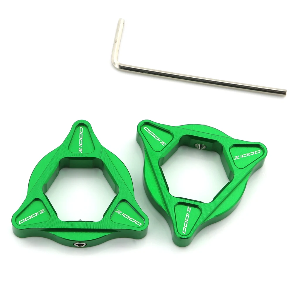 

For Kawasaki Z1000 2003-2013 Motorcycle Parts Front Fork Preload Adjuster Hexagon Design CNC Aluminum 22mm/19mm
