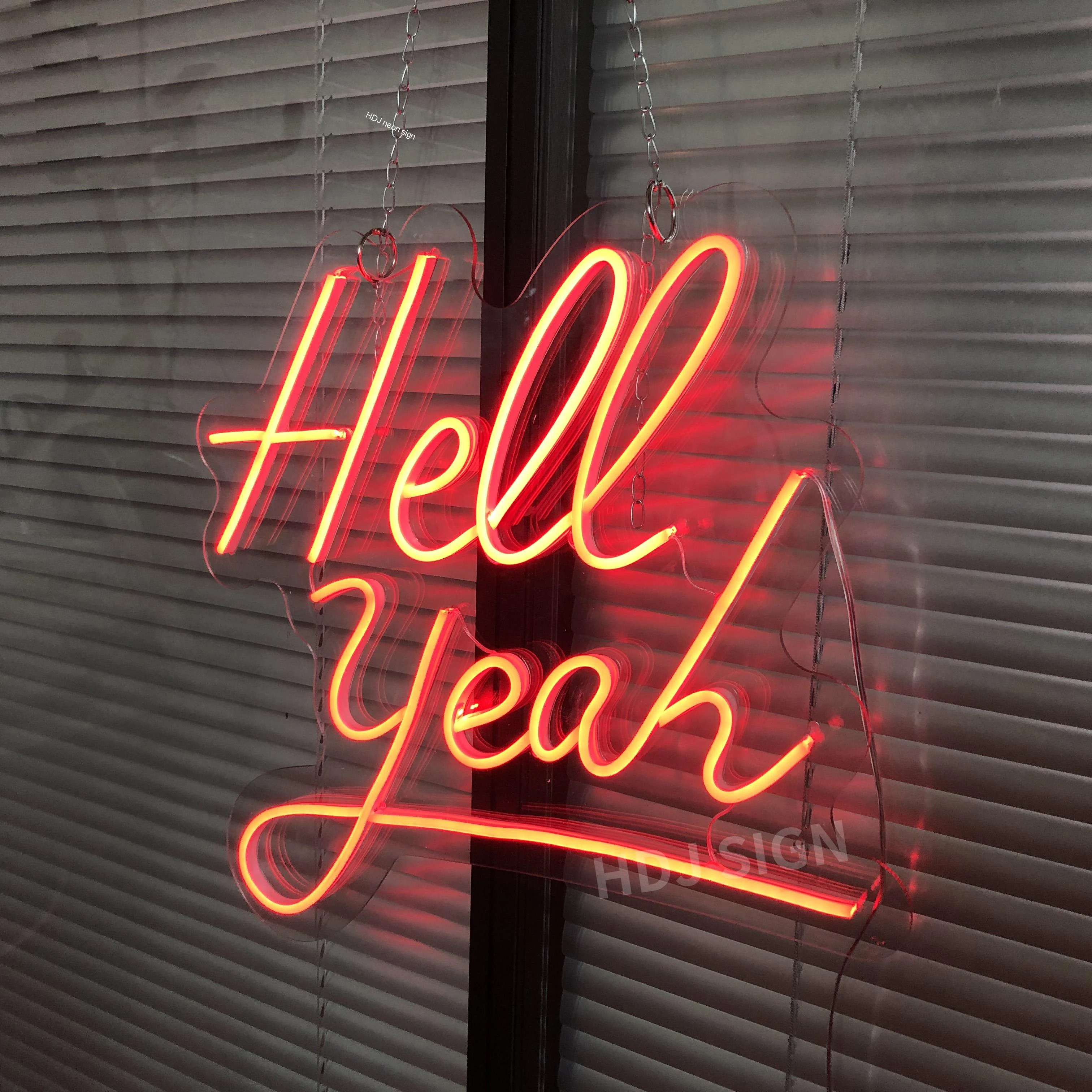 Hell Yeah Real Neon Sign Beer Bar Light Home Decor Hand Made Artwork 