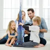 CubicFun 3D Puzzles LED Dubai Burj Khalifa 57.5" H Architecture Building Model Kits 136Pcs Tower Jigsaw Toys for Adults Kids 2