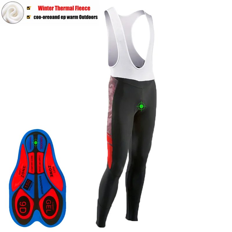 Winter Long Pants Northwave зимний термо флис Pro Team Велоспорт черный комбинезон велосипедные шорты MTB дорожный велосипед Ciclismo 9D гелевая подкладка NW - Цвет: Winter Long Pants