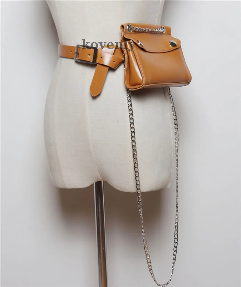 Женская поясная сумка с кожаным ремнем, сумки для женщин, поясная Женская винтажная сумка через плечо, мини Повседневный нагрудный кошелек, сумки-мессенджеры