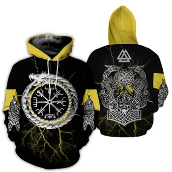 

Liumaohua Newest Fashion Viking tattoo hoodies 3D Printed Egypt Tattoo Clothes Harajuku streetwear sudadera hombre tops