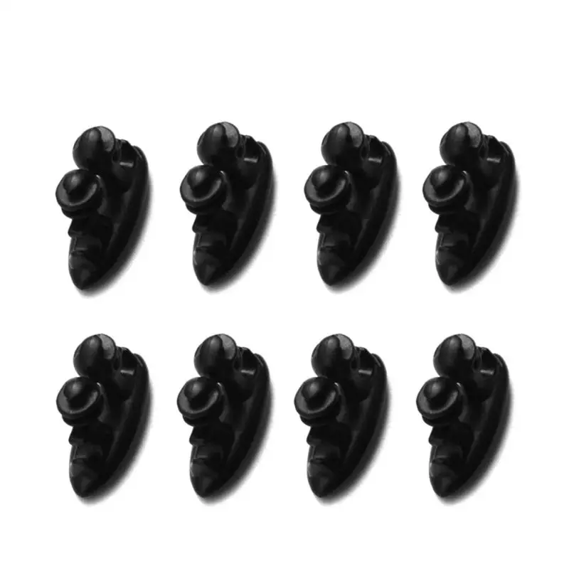 

8Pcs/set Adhesive Cable Winder Car Interior Cable Clip Earphone Cable Organizer Wire Storage Holder Clip Cord Holder Promotion