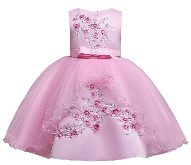 2019 Одежда для новорожденных, Детские платья для девочек, праздничное платье принцессы на день рождения, кружевная Одежда для девочек, vestido