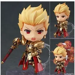 Аниме Fate/stay Night Nendoroid Gilgamesh 410 Фигурки ПВХ 10 см Коллекция Фигурки игрушки для детей Рождественская Розничная коробка