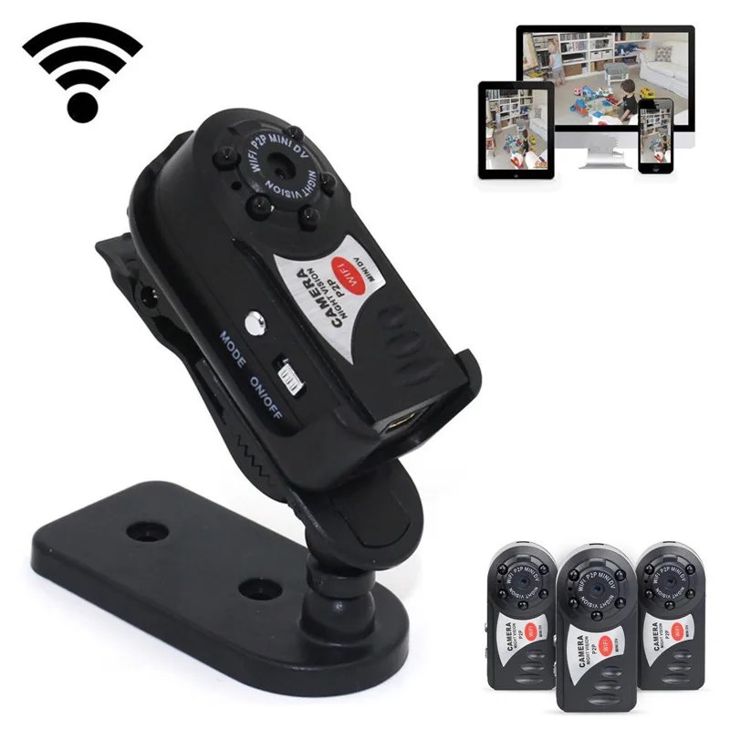 Мини камера HD 480P видеокамера Wifi DV DVR Беспроводная IP мини рекордер инфракрасное