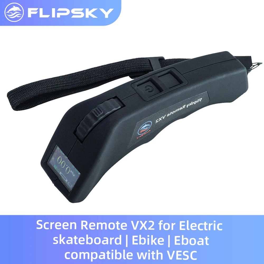 Skateboard Remote Colorful Screen Remote Control VX2 Pro New Speed Mode for Ebike  Eboat compatible with VESC Flipsky