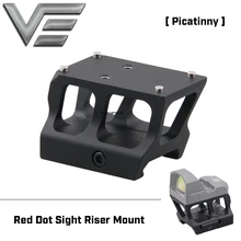 Векторная оптика красный точечный прицел опорное крепление 28 мм 1,1 ''Подходит для Frenzy, Spirit, Spinx Tactical Picatinny Mount See Throught