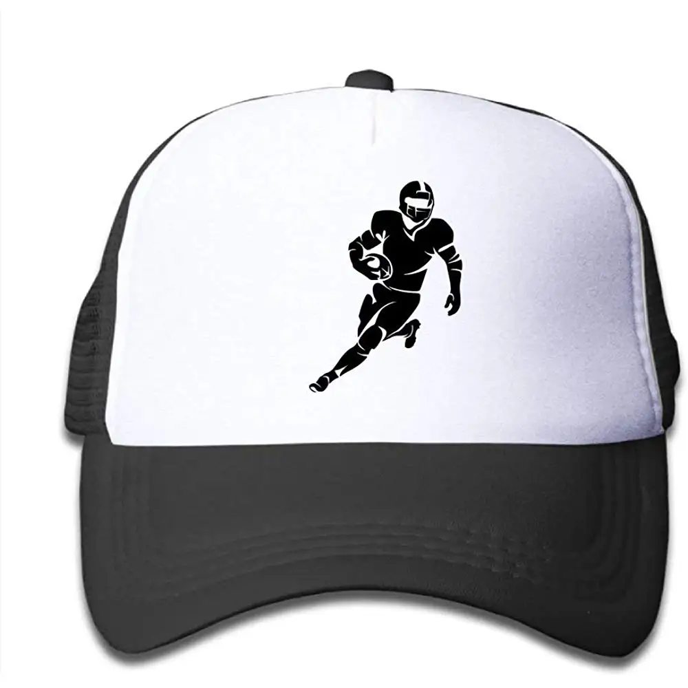 TSDFCMesh бейсболки Snapback Hat играть в регби футбол мальчик-девочка, черный, один размер