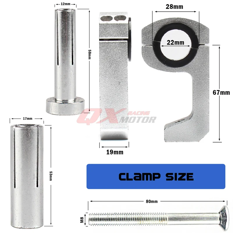 Motorcross Dirt Bike Handlebar HandGuards For KTM SX SXF EXC CRF YZF KXF 7/8\