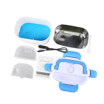 

Double layer Heated Lunch Box Portable Electric Heating Food Storage Box Food Warmer Electric Lunch Box for Kitchen Tool