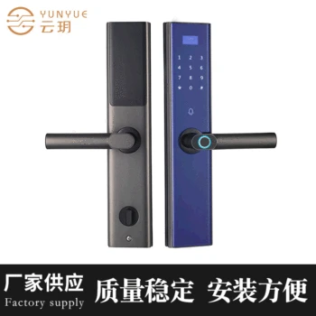 

Factory Wholesale Open Smart Home Fingerprint Lock Residential Hotel Anti-Theft Door Lock Copper Lock Mute