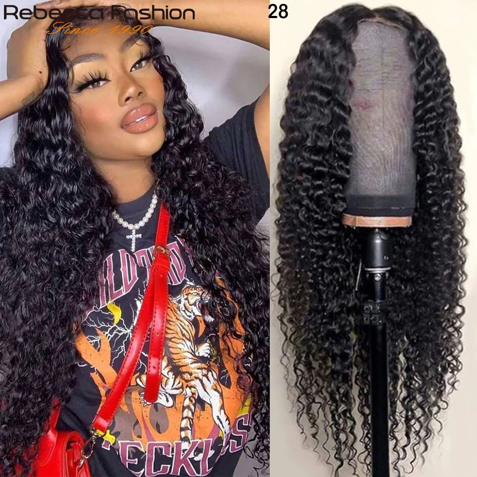 Deep Curly Human Hair Lace Wig
