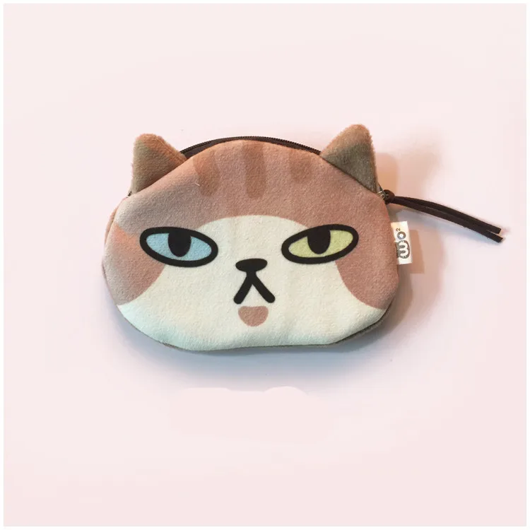 

Small Target 0.1 Billion Cat Purse Creative Girl'S Wallet Mobile Phone Storage Bag of Data Cable Cute Coin Bag