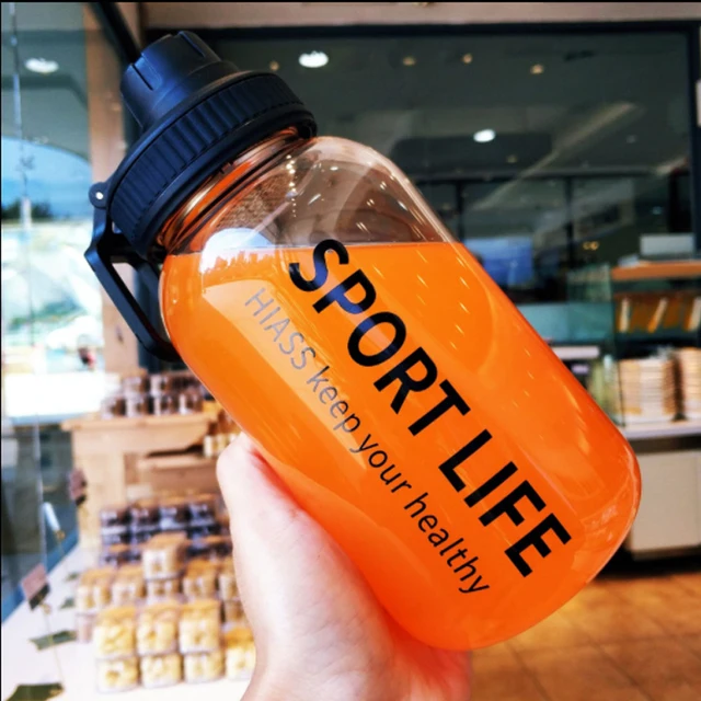 YOMDID Creative Water Bottle Glass Drink Bottles For Camping Hiking Climbing Sport Bottle Portable Bottle Drinkware Eco-friendly 5