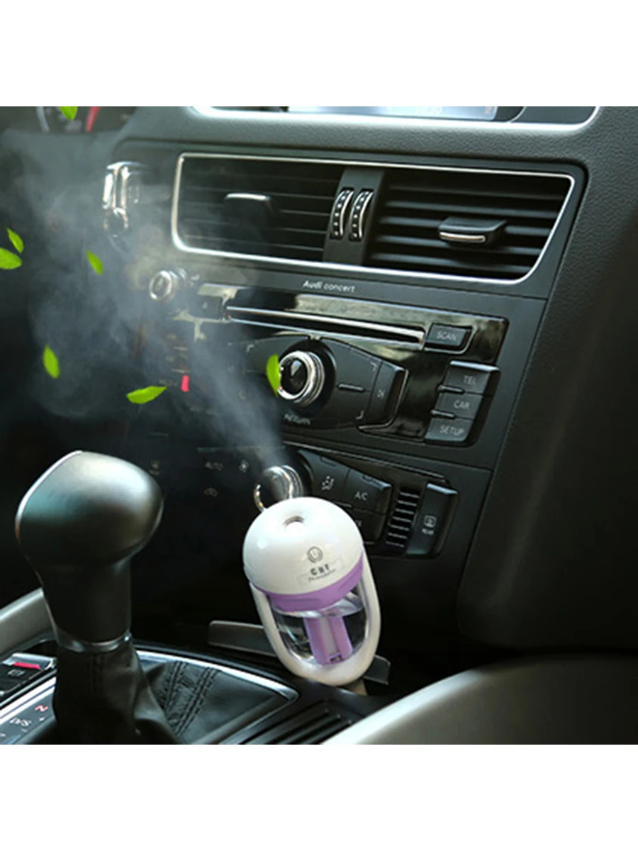 Kebidumei 1Pcs Car Steam Air Humidifier Aroma Diffuser Fogger Mini Air Purifier Aromatherapy Essential Oil Diffuser Mist Maker air purifier,aromatherapy machine