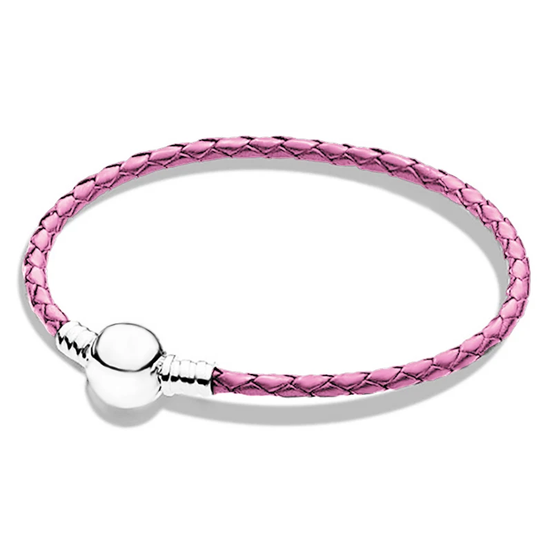 Bracelet Jewelry Seialoy Woven Genuine Leather Bracelets Bangle Fit Original Couple Women Men Bangle Boy Girls Friendship Kids