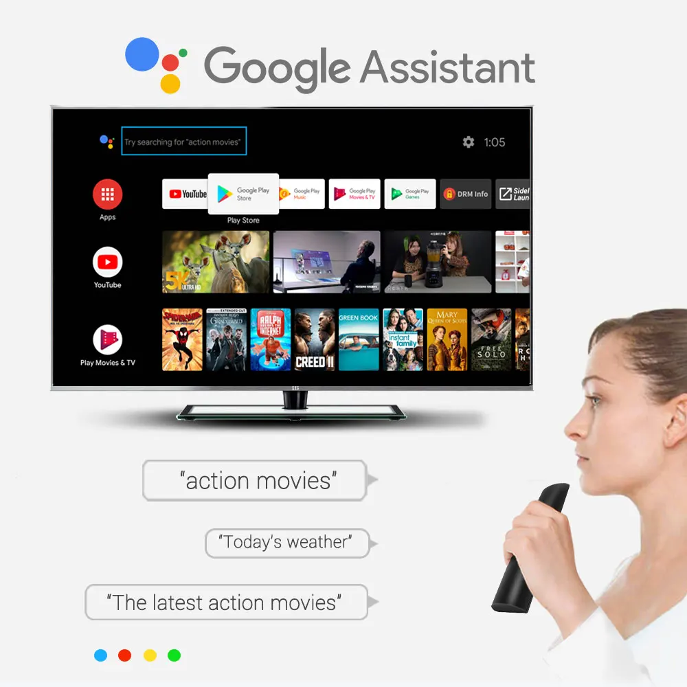Сертифицированный Google Android tv Box KM9Pro S905X2 4 Гб ОЗУ 32 Гб ПЗУ Android 9,0 голосовой Пульт Двойной wifi 2,4G/5 ГГц Bluetooth 4,0