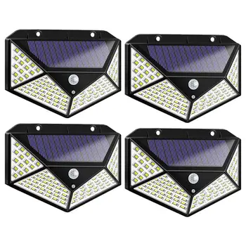 

Durable Porch Lights Skillful Manufacture 100LED Solar Motion Sensor Wall Light Outdoor Waterproof Garden Security Lamp