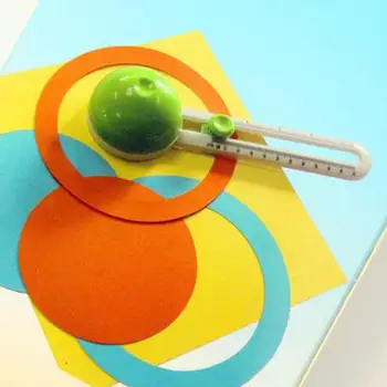 

Portable Round Circle Cutting Knife Ruler Paper Scrapbooking Card DIY Cutter