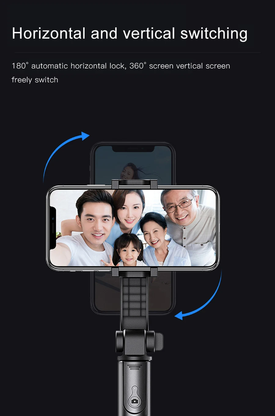 Handheld Gimbal Stabilizer 3 in 1 Selfie Stick Phone For iPhone 11 pro Max 7 8 Plus X XS MAX For Samsung Galaxy Action-11