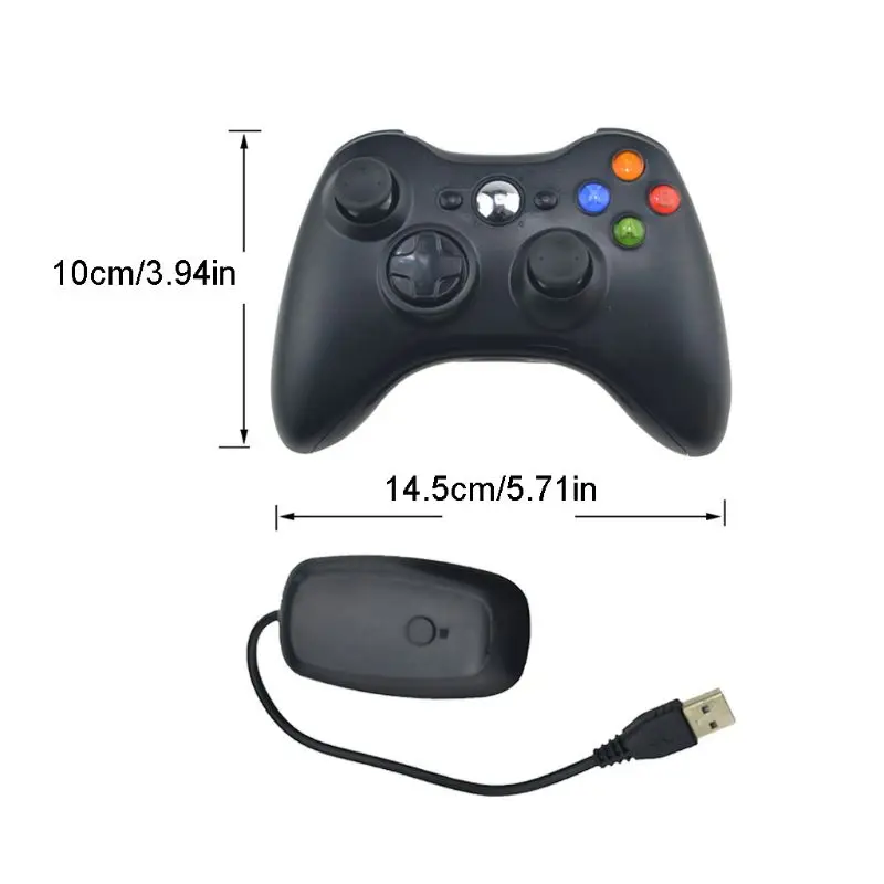 2,4G беспроводной Bluetooth геймпад для Xbox360 консольный контроллер приемник джойстик