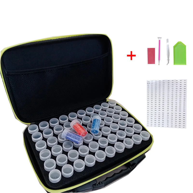 

Diamond Painting Makeup Organizer Storage Box Accessories Tools Carry Case Container Bag