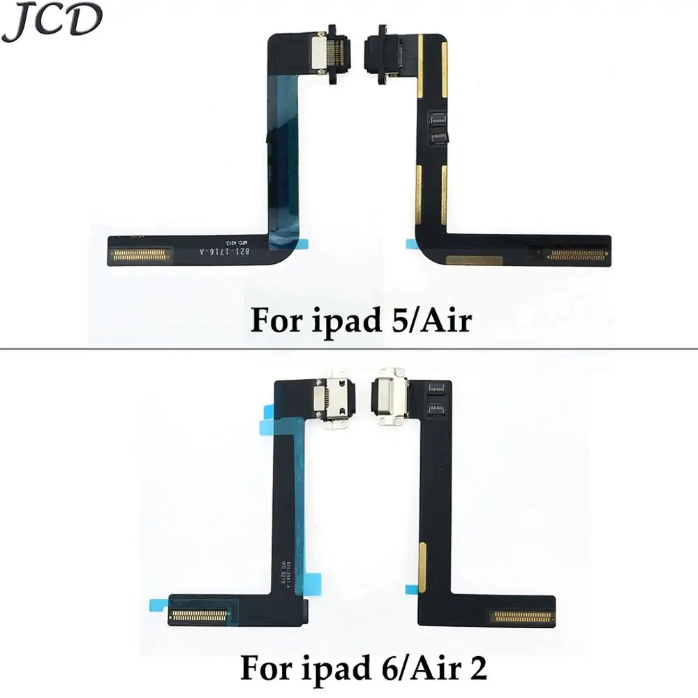 

JCD For iPad 5 Air A1474 / A1475 A1822 Charging Port Flex Cable + USB Dock Connector Charger Repair Parts For ipad 6 Air 2