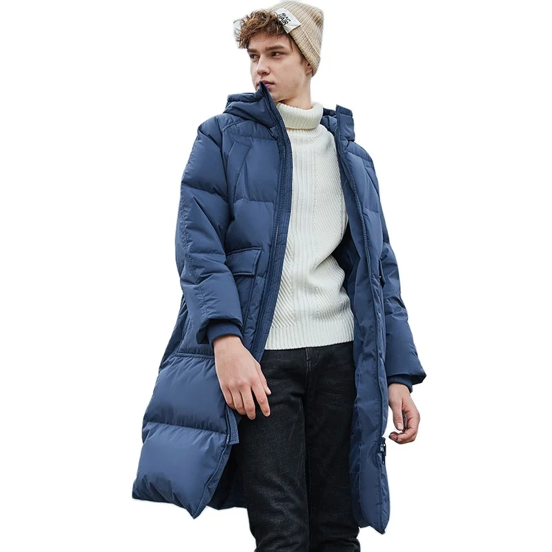 SEMIR 2020 новая одежда зимний пуховик для мужчин деловое длинное Толстое Зимнее