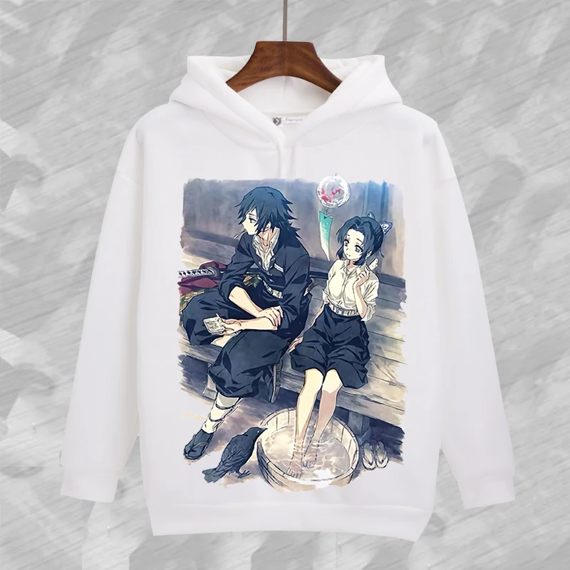 Demon Slayer Kamado Nezuko Cosplay Hoodie Kamado Tanjirou Agatsuma Zenitsu Sweatshirt Cartoon Pullover Halloween Cosplay Costume - Цвет: Розовый