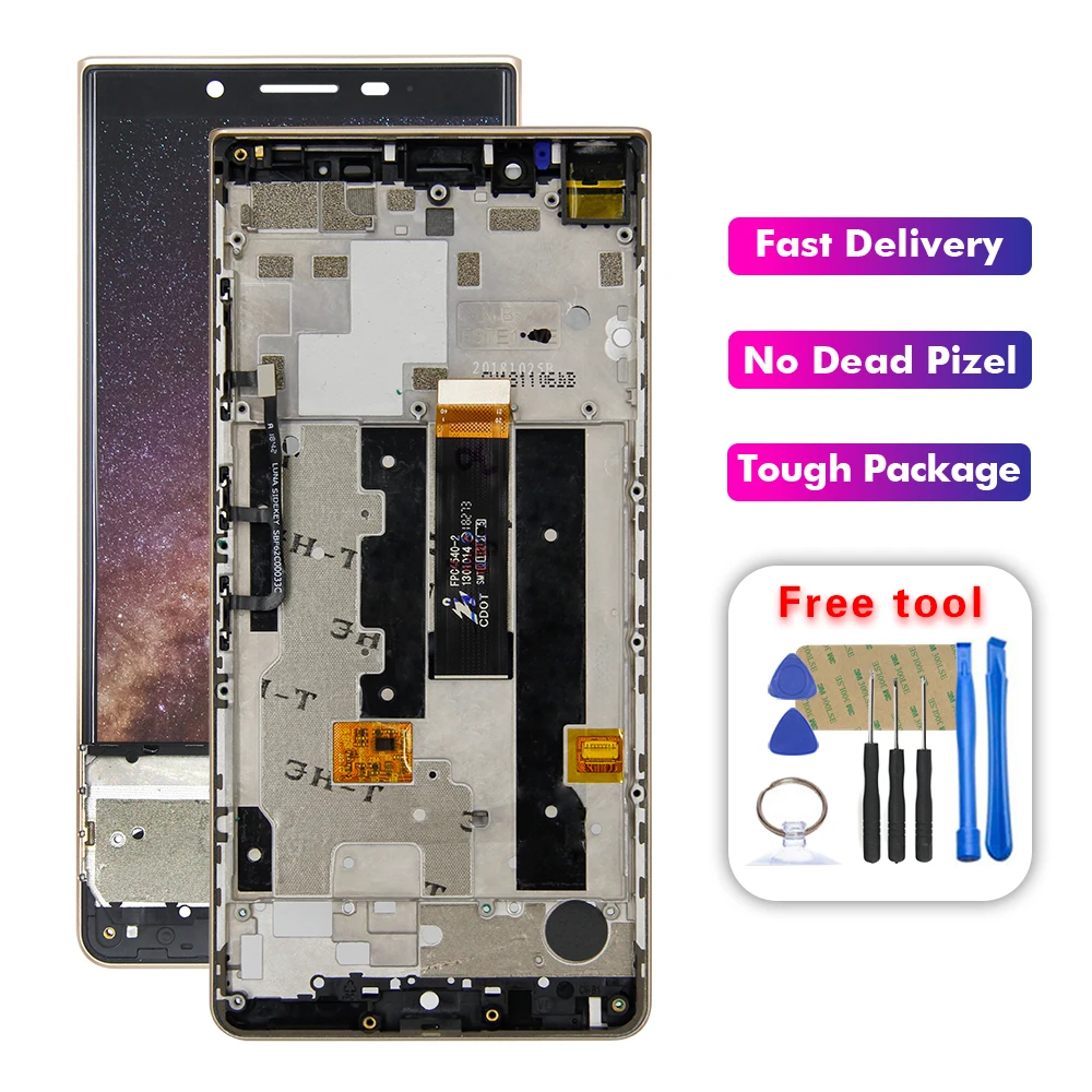 

For BlackBerry KEY2 LE LCD KEY2 LE LCD Display Touch Screen Digitizer Assembly With Frame