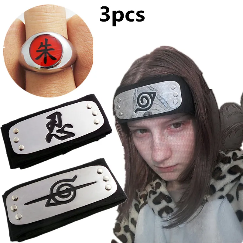 

Child&Adult Anime Naruto Headband Leaf Village Logo Konoha Uchiha Itachi Kakashi Akatsuki Members CosplayAnime Accessories