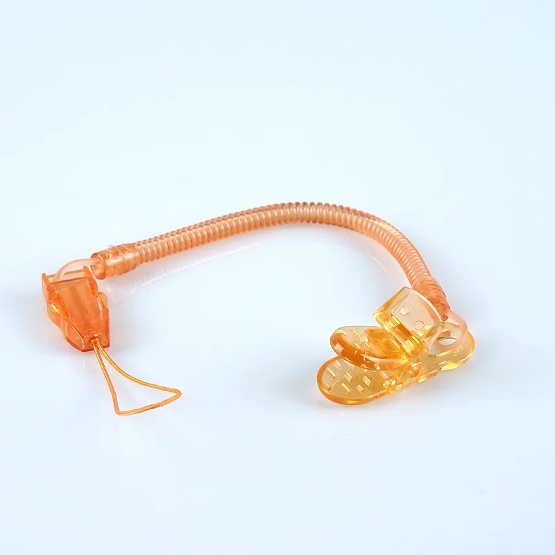 Кора длина соска на пружине противоскользящая цепь вилка подвеска-Прорезыватель Соска зажим аксессуары для соски выдвижной