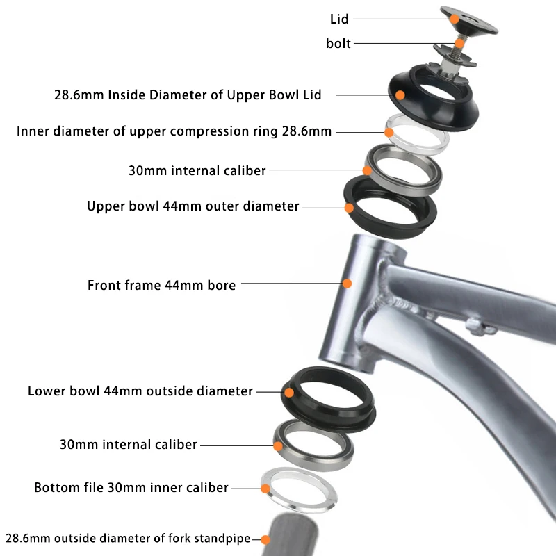 bike tapered head tube