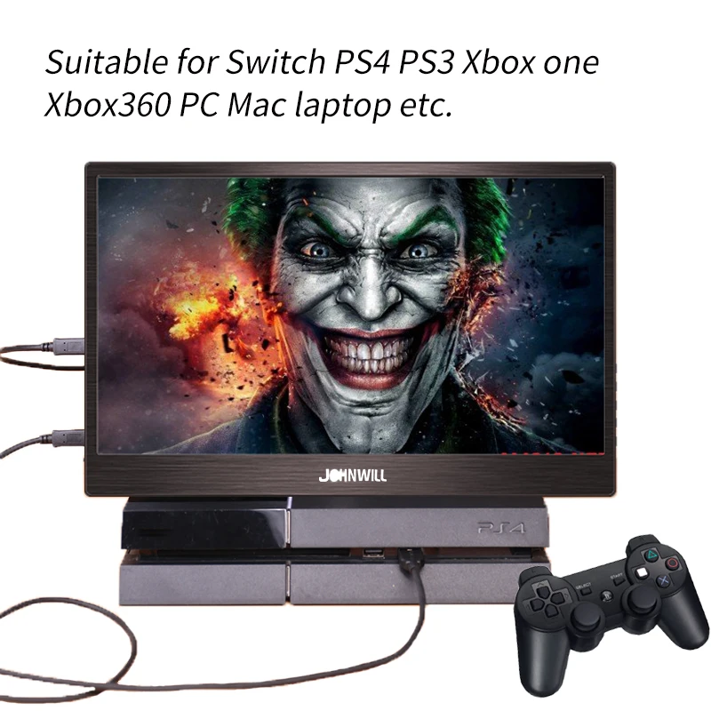 PC Ʈ  PS4 ġ XBOX 1080P ӿ , 4K ޴ , 15.6 ġ, 3840X2160 IPS LCD ÷, HDMI DP Ÿ-C