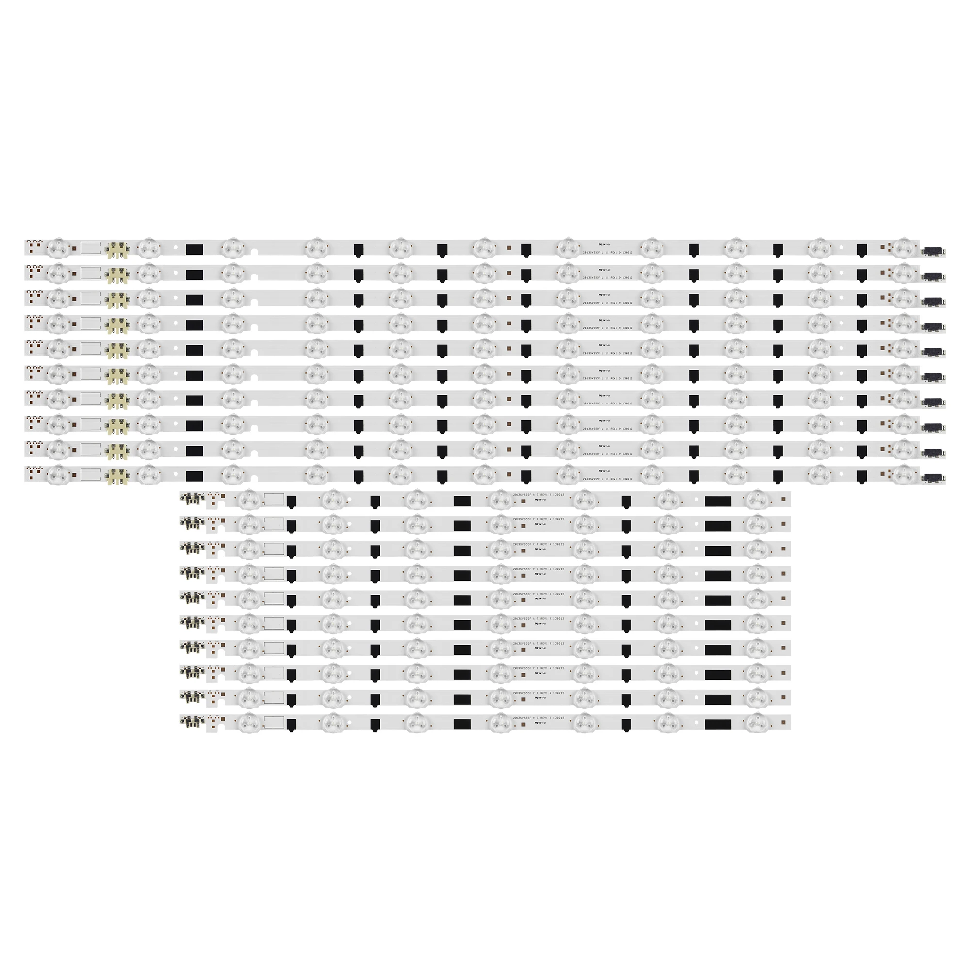 20 개/대 LED 백라이트 스트립 삼성 55 인치 TV UA55F6400 UA55F6800 UE55F7000 UE55F6470 CY-HF550CSLV4H CY-HF550CSLV5H