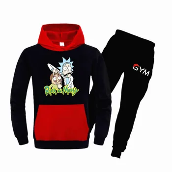 

2019 New Hot Brand Men's Pullover Hooded Autumn/Winter Men's Sets Hoodies +sweatpants Two Pieces Set Bodybuilding Tracksuit