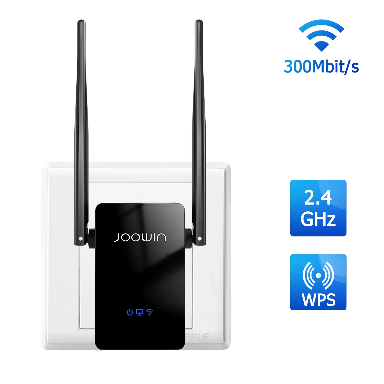 300Mbps Wireless Wifi Repeater AP Router Signal Booster Range Extender EU