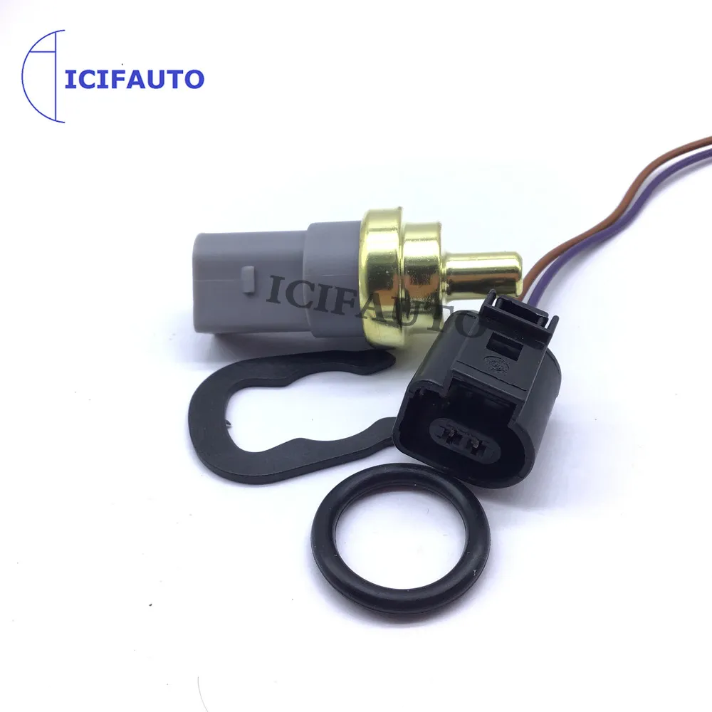 06A919501A Coolant Temperature Sensor With Connector For Skoda Audi A1 A3 A4 A5 A7 A8 Q3 Q5 Q7 R8 VW Jetta Golf Passat Seat