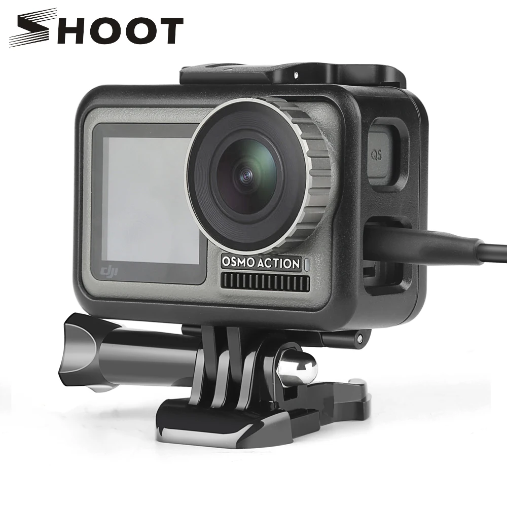 Case Housing-Shell-Accessory Action-Camera Dji Osmo Cage Border-Cover Protective SHOOT