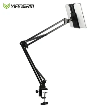

Yianerm Desktop Folding live Holder For Cell Phone Tablet Tabletop Arm Mount Flexible Bedside Lazy Bracket for 4-10.5-Inch iPads
