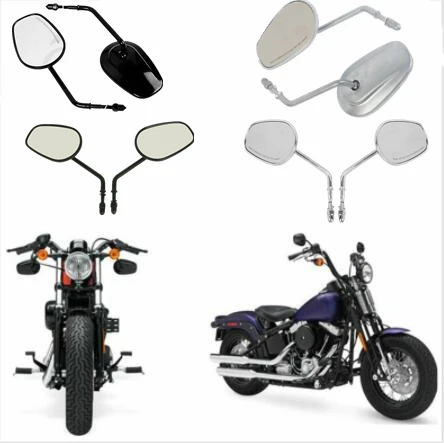 Мотоциклетные боковые зеркала заднего вида для Harley Road King Touring XL 883 SPORTSTER