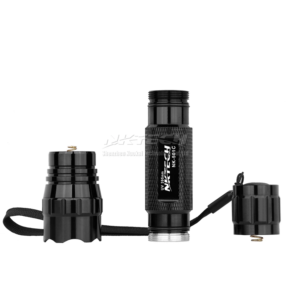 NK 501C мини кри УФ светодиодный фонарь 395nm Blacklight волны фиолетовый свет черный torcia +
