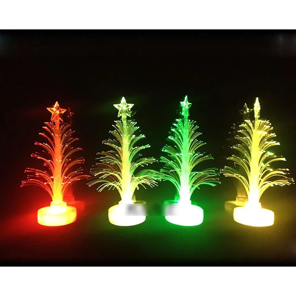 Веселый светодиодный, меняющий цвет рождественской елки, мини Рождественский Домашний Настольный праздничный декор, Шарм 12,6*8,7 см, батарея, дропшиппинг, Sep# M